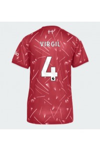 Liverpool Virgil van Dijk #4 Jalkapallovaatteet Naisten Kotipaita 2026-27 Lyhythihainen